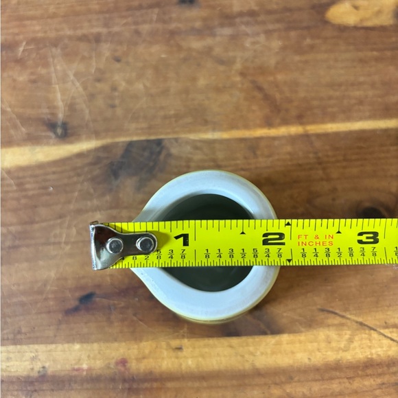 HALL Yellow Ceramic Vintage Creamer Small Milk Jug Midcentury 1950s - Picture 7 of 8